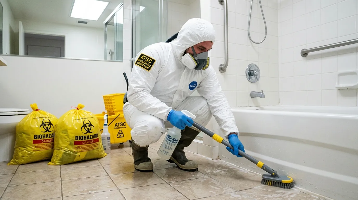 Decontamination equipment deployed for Blood Cleanup in Seven Oaks